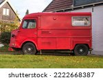 Small photo of westerland, Netherlands. September 2022. An old Citroen van HY from the sixties. High quality photo