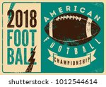 American Football Typographical ...