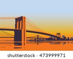 Brooklyn Bridge Panorama In The ...