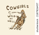 Cowgirls Illustration Wild...