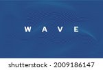 linear wave patterns for... | Shutterstock .eps vector #2009186147