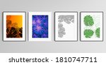 realistic vector set of picture ... | Shutterstock .eps vector #1810747711