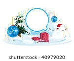 new year's celebration and... | Shutterstock .eps vector #40979020