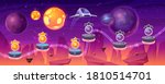 space game level map with... | Shutterstock .eps vector #1810514701