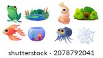 animals with their habitats ... | Shutterstock .eps vector #2078792041