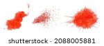 chili pepper powder splash ... | Shutterstock .eps vector #2088005881