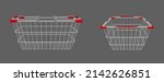 shopping basket  empty... | Shutterstock .eps vector #2142626851