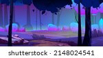 magic forest landscape with... | Shutterstock .eps vector #2148024541