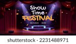 show time festival banner ...