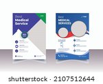 medical service flyer ... | Shutterstock .eps vector #2107512644