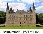 Small photo of Pauillac, France-August17, 2014: Castle Chateau Pichon-Longueville-Baron - famous classified winery in the Pauillac appellation of the Bordeaux region of France.