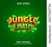funny wooden jungle land game... | Shutterstock .eps vector #2027203754