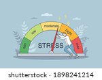 emotional overload and burnout... | Shutterstock .eps vector #1898241214