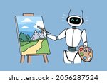 robotic technologies in hobbies ... | Shutterstock .eps vector #2056287524