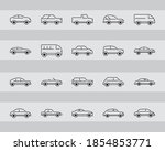 cars bus truck transport... | Shutterstock .eps vector #1854853771
