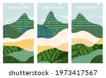 set of abstract landscape... | Shutterstock .eps vector #1973417567