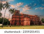 Small photo of Old Goa, Goa, India - October 27, 2014: The Basilica of Bom Jesus, a UNESCO World Heritage listed Catholic church in Old Goa, the historic former capital of Portuguese Goa.