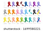 all cancer ribbons color... | Shutterstock .eps vector #1699580221