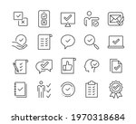 approve icons  vector line... | Shutterstock .eps vector #1970318684