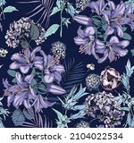 Floral Seamless Pattern. There...