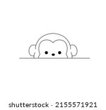 vector isolated cute cartoon... | Shutterstock .eps vector #2155571921