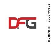 dfg letter logo design vector . | Shutterstock .eps vector #1908790681