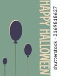 vintage poster halloween movie... | Shutterstock .eps vector #2169818627