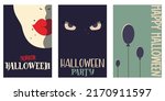vintage poster halloween movie... | Shutterstock .eps vector #2170911597