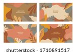 set of vector abstract summer... | Shutterstock .eps vector #1710891517
