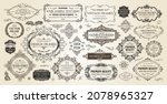 decorative calligraphic... | Shutterstock .eps vector #2078965327