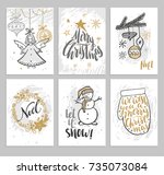 Christmas Hand Drawn Cards With ...