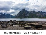 Scenery At Lofoten Island With...