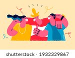 happy friendship day... | Shutterstock .eps vector #1932329867