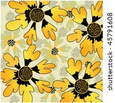 art vintage floral hand drawing ... | Shutterstock . vector #45791608