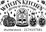 Witch's Kitchen Vector Print....