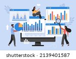 data analytics research for... | Shutterstock .eps vector #2139401587