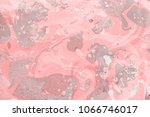 colorful red marble ink paper... | Shutterstock . vector #1066746017