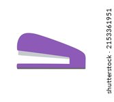 violet stapler isolated on... | Shutterstock .eps vector #2153361951