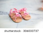 Baby Pink Sandals In The...