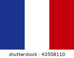national flag france | Shutterstock . vector #43508110