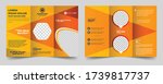 tri fold corporate brochure... | Shutterstock .eps vector #1739817737