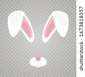 Easter Bunny White Ears...
