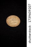 Small photo of El mahala El kubra, Egypt - May 24, 2020: old french coin 1953