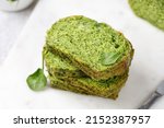 Spinach Cake With Flaked...