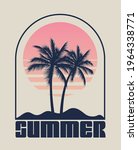 Summer Time Emblem Or Logo Or...