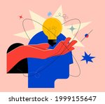 creative mind or brainstorm or... | Shutterstock .eps vector #1999155647