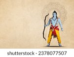 Small photo of Happy Lord Ram Navami and Happiness Dussehra, lord Rama happy Dussehra