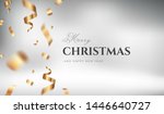 golden christmas vector... | Shutterstock .eps vector #1446640727