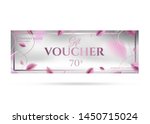 gift voucher vector template... | Shutterstock .eps vector #1450715024
