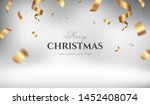 golden christmas vector... | Shutterstock .eps vector #1452408074